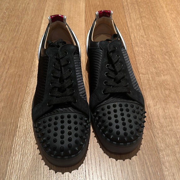 Christian Louboutin Other - Christian Louboutin black Fun Louis Junior Soike sneakers. Worn 1x